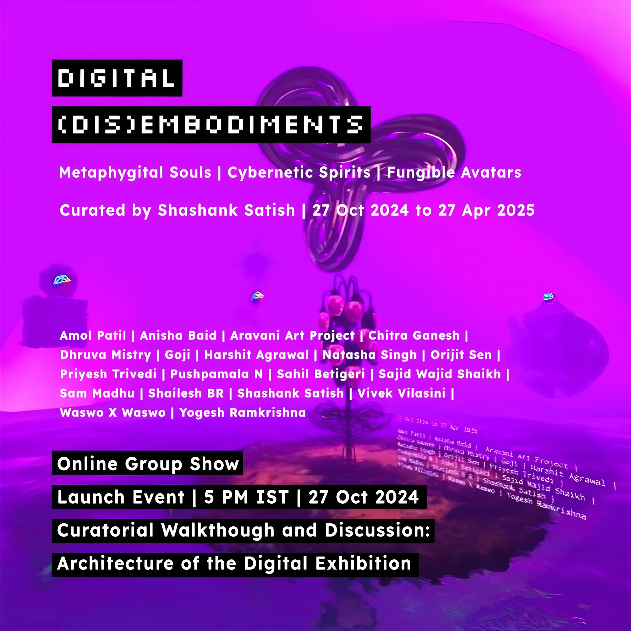 Launch Event Poster_Digital (Dis)embodiments